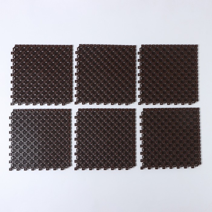 Напольное модульное покрытие Optima Duos, 25×25×1,6 см, 6 шт в упаковке, цвет коричневый
Напольное модульное покрытие Optima Duos, 25×25×1,6 см, 6 шт в упаковке, цвет коричневый
