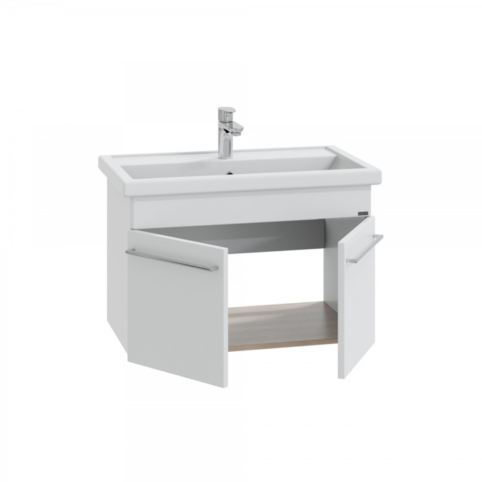 фото Тумба "вегас 80" подвесная с раковиной "фостер 80" санта