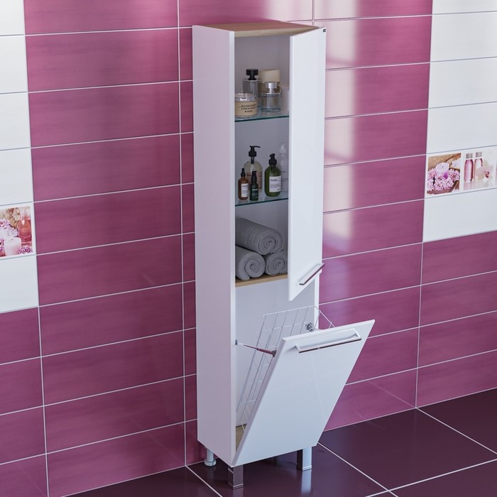 фото Пенал "вегас 40" бельевая корзина, напол/подвесной санта