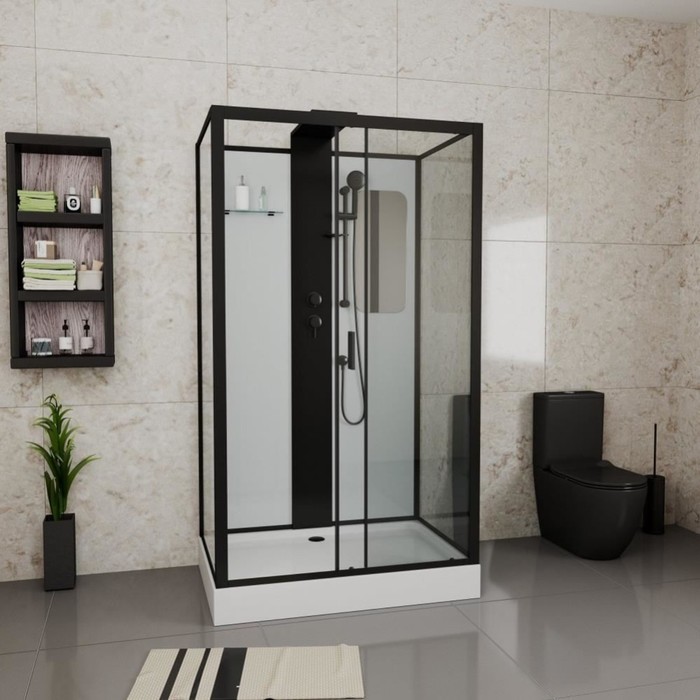 Душевая кабина GROSSMAN GR252Q, 120x80x217 см, низкий поддон 15 см, стекло прозрачное
Душевая кабина GROSSMAN GR252Q, 120x80x217 см, низкий поддон 15 см, стекло прозрачное
