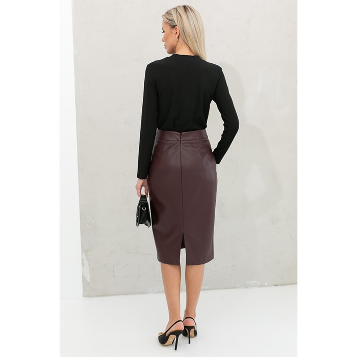 фото Юбка женская, размер 58, цвет красный eliseeva olesya