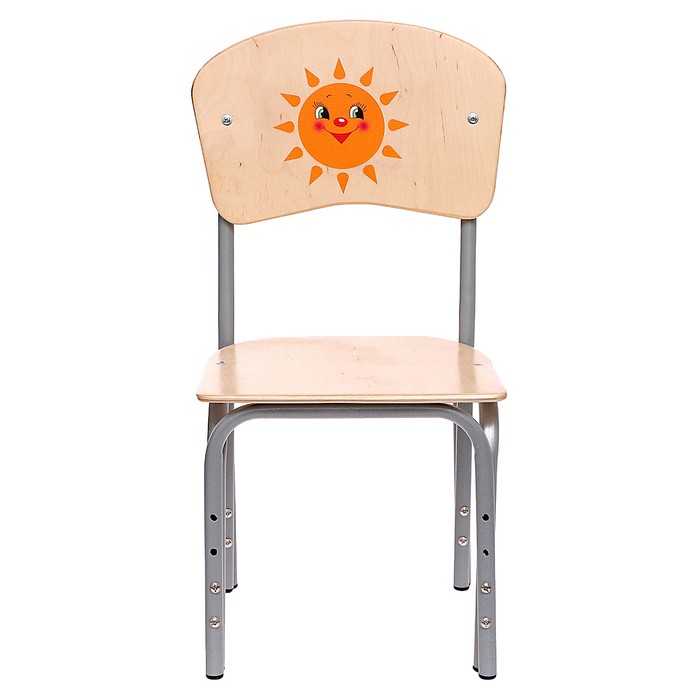 фото Стул регулируемый «кузя», фанера (1-3), солнышко, спинка-бублик zabiaka