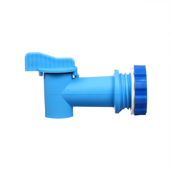 фото Кран для бака, бочки, канистры, d = 24 мм, синий