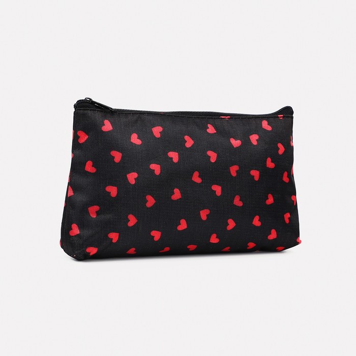 фото Косметичка на молнии, цвет чёрный