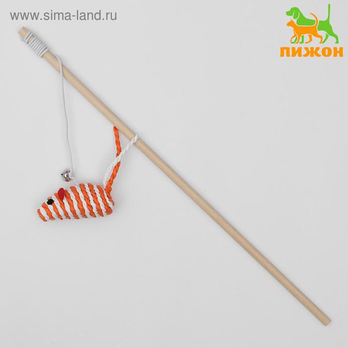 Дразнилка-удочка с мышью на деревянной ручке, микс цветов
Дразнилка-удочка с мышью на деревянной ручке, микс цветов