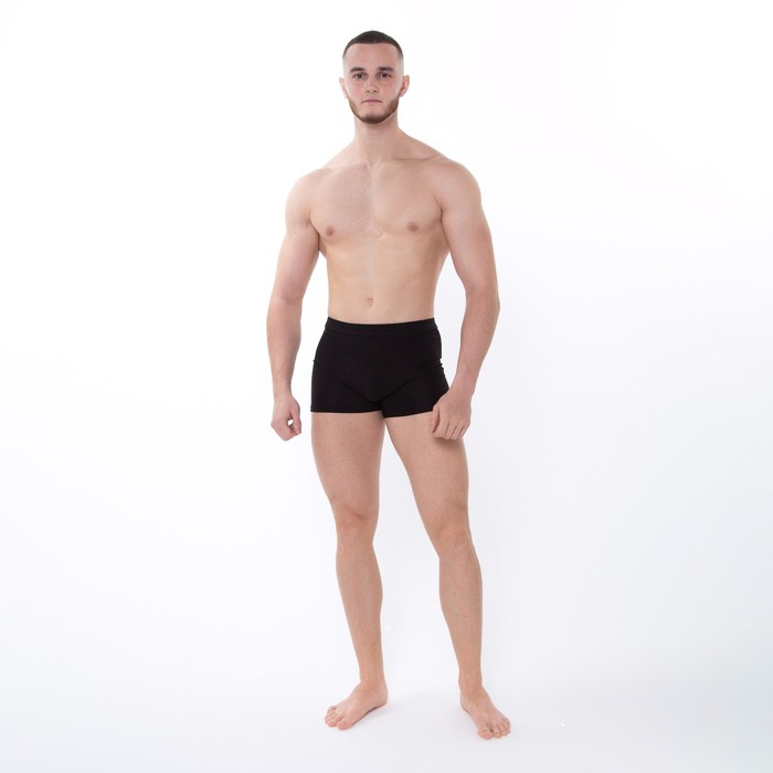 фото Трусы боксеры мужские, цвет чёрный, размер 48-50 r&s