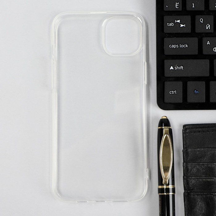 фото Чехол ibox crystal, для телефона iphone 14 plus, силиконовый, прозрачный