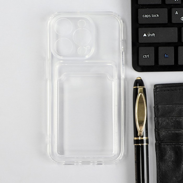 Чехол iBox Crystal, для телефона iPhone 14 Pro, силиконовый, кардхолдер, прозрачный
Чехол iBox Crystal, для телефона iPhone 14 Pro, силиконовый, кардхолдер, прозрачный