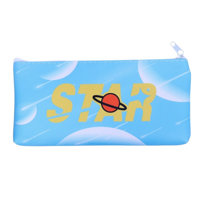 фото Пенал школьный на молнии микс звезда calligrata