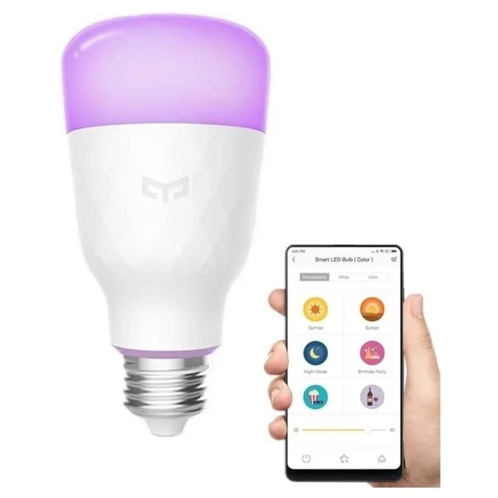 Умная светодиодная лампа Yeelight Smart LED Bulb W3 YLDP005, E27, Wi-Fi, 8 Вт, 900 лм
Умная светодиодная лампа Yeelight Smart LED Bulb W3 YLDP005, E27, Wi-Fi, 8 Вт, 900 лм