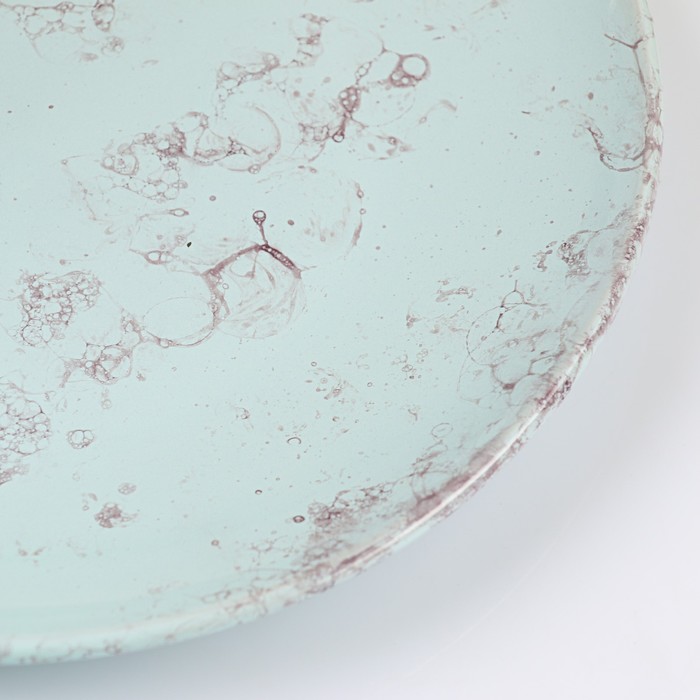 фото Тарелка плоская, 22см, романтика борисовская керамика