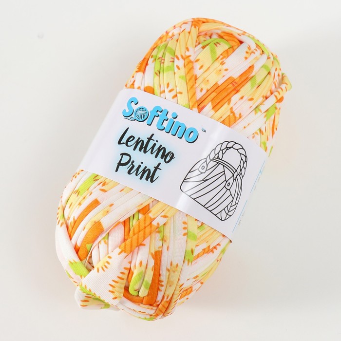 Пряжа трикотажная 95% хлопок, 5% эластан "Lentino Print" 100 гр 30 м яркое лето
Пряжа трикотажная 95% хлопок, 5% эластан "Lentino Print" 100 гр 30 м яркое лето