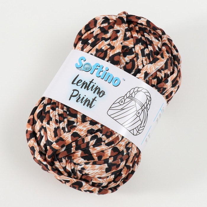 Пряжа трикотажная 95% хлопок, 5% эластан "Lentino Print" 100 гр 30 м леопардовый принт
Пряжа трикотажная 95% хлопок, 5% эластан "Lentino Print" 100 гр 30 м леопардовый принт