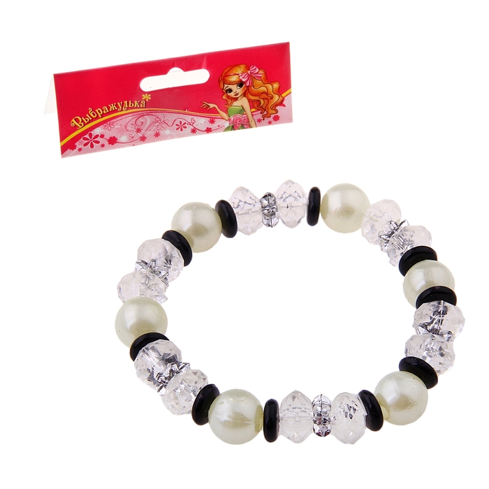 фото Браслет детский "выбражулька" ундина, цвет белый