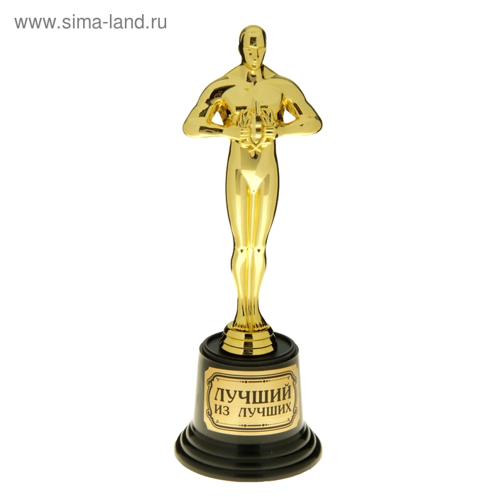 Мужская фигура «Лучший из лучших», оскар, 20 х 7,1 х 7,1 см
Мужская фигура «Лучший из лучших», оскар, 20 х 7,1 х 7,1 см