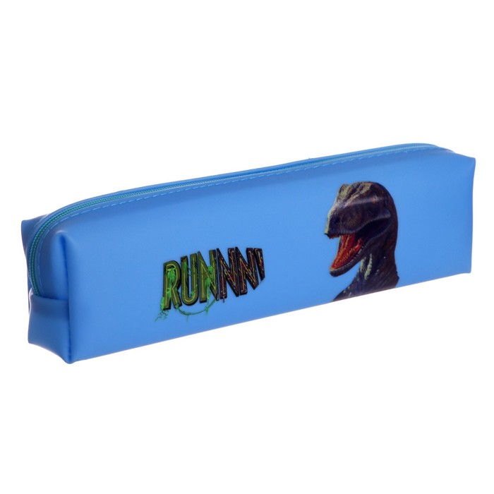 фото Пенал школьный на молнии микс динозаврик calligrata