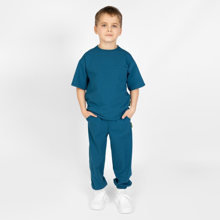 фото Брюки для мальчика, рост 110 см, цвет синий bossa nova