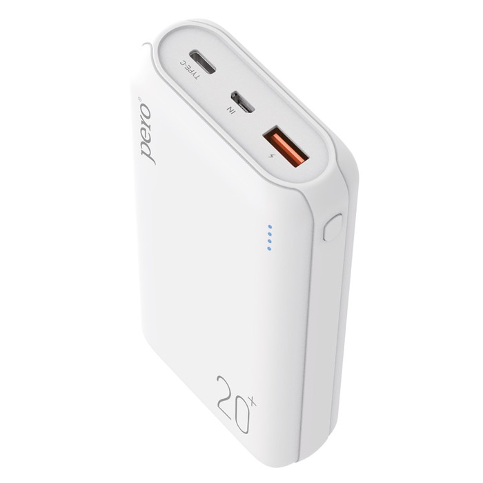 Внешний аккумулятор PERO PB04, 20000 мАч, USB/USB - C, 3А, быстрая зарядка, индикатор, белый
Внешний аккумулятор PERO PB04, 20000 мАч, USB/USB - C, 3А, быстрая зарядка, индикатор, белый