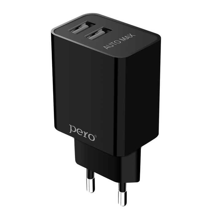 Сетевое зарядное устройство PERO TC02 AUTO MAX, 2 USB, 2.1 A, регуляция тока, черное
Сетевое зарядное устройство PERO TC02 AUTO MAX, 2 USB, 2.1 A, регуляция тока, черное