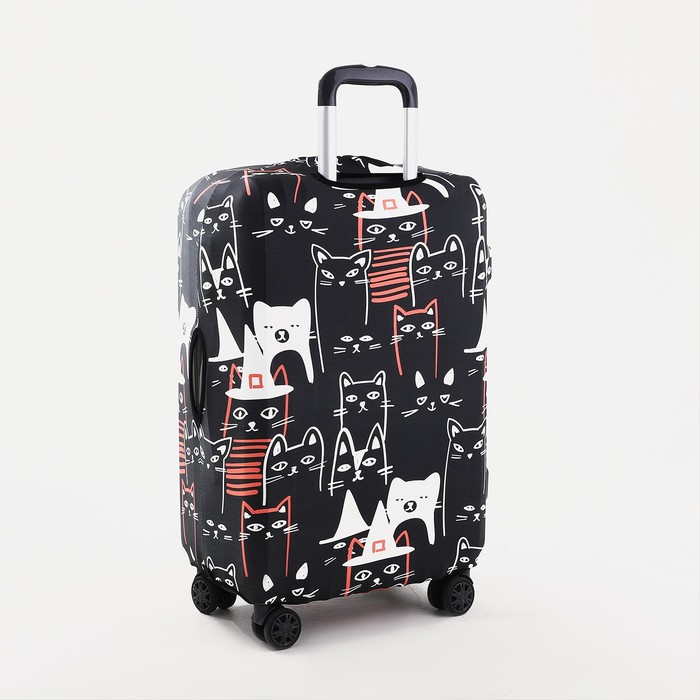 фото Чехол на чемодан 20", цвет чёрный