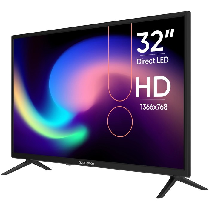 Телевизор Topdevice TDTV32BS01HBK, 32", 1366x768,DVB-T2/C/S2,HDMI 3, USB 2, Smart TV, чёрный
Телевизор Topdevice TDTV32BS01HBK, 32", 1366x768,DVB-T2/C/S2,HDMI 3, USB 2, Smart TV, чёрный