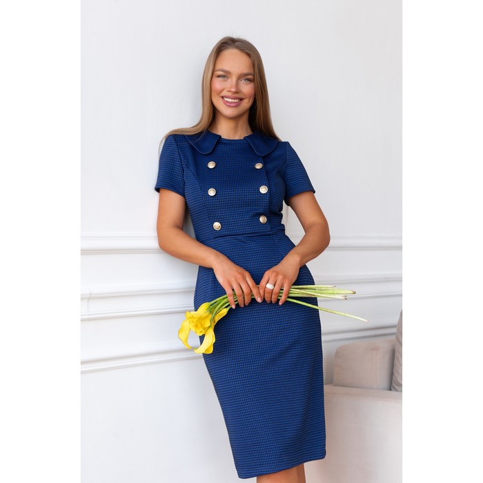 Платье женское, размер 42, цвет синий 5624 
Платье женское, размер 42, цвет синий 5624