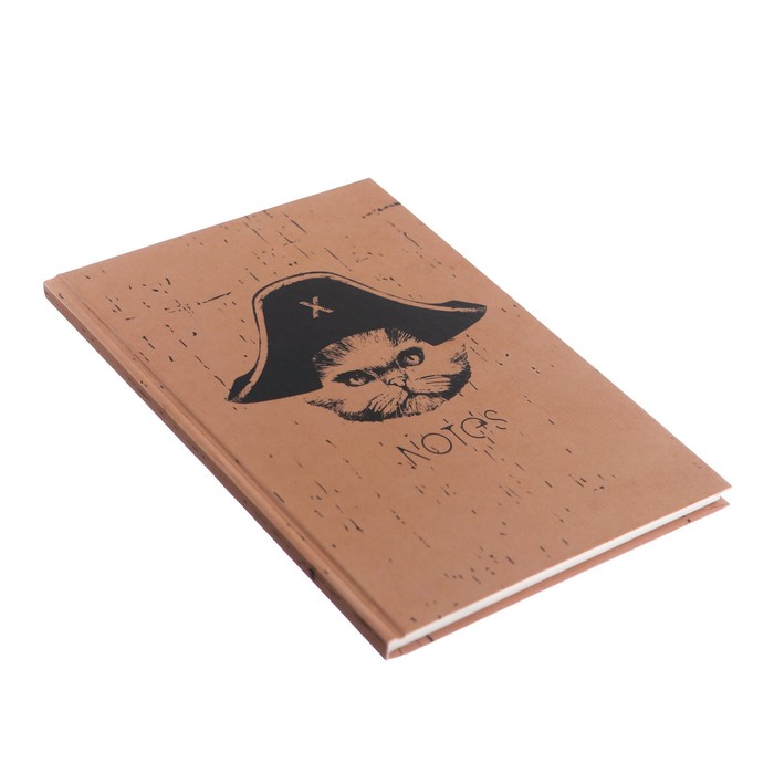 фото Записная книга а5, pirate, 80 листов в клетку, твердая обложка, глянцевая ламинация listoff