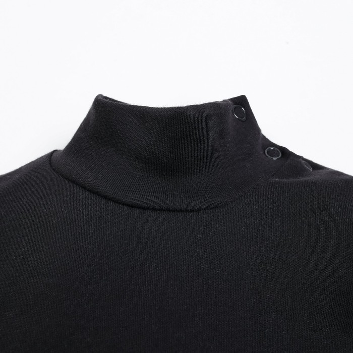 фото Боди (водолазка) крошка, я basic line, рост 74-80 см, черный крошка я