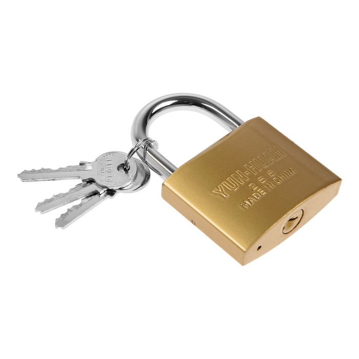 фото Замок навесной тип 14, 63 мм, 3 ключа тундра