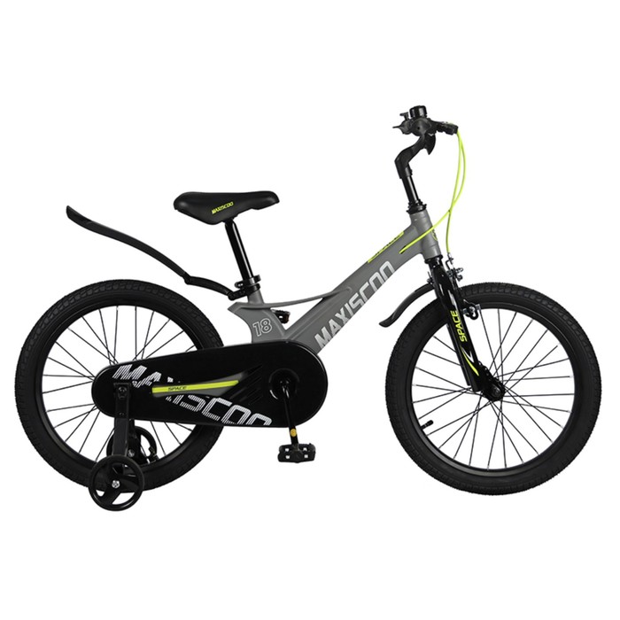 фото Велосипед 18" maxiscoo space стандарт, цвет серый матовый