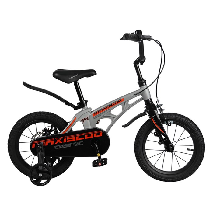 фото Велосипед 14" maxiscoo cosmic стандарт плюс, цвет серый матовый