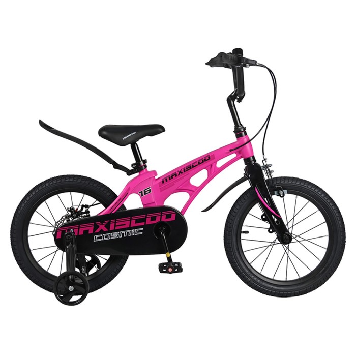 фото Велосипед 16" maxiscoo cosmic стандарт, цвет розовый матовый
