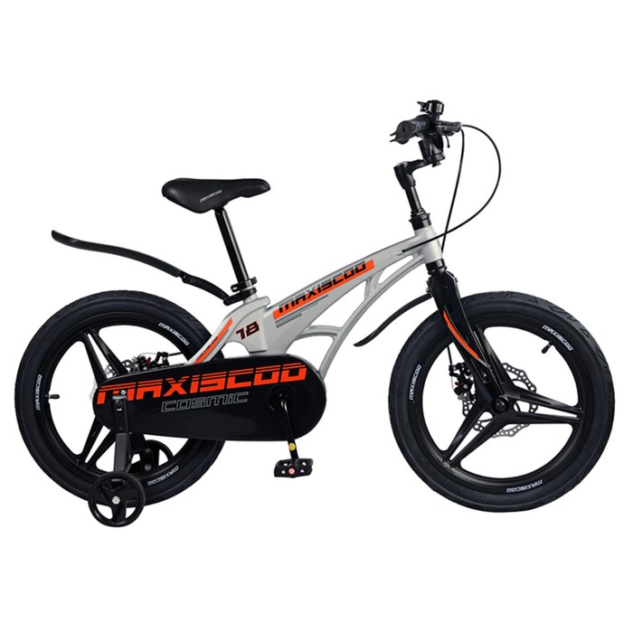 фото Велосипед 18" maxiscoo cosmic делюкс, цвет серый матовый