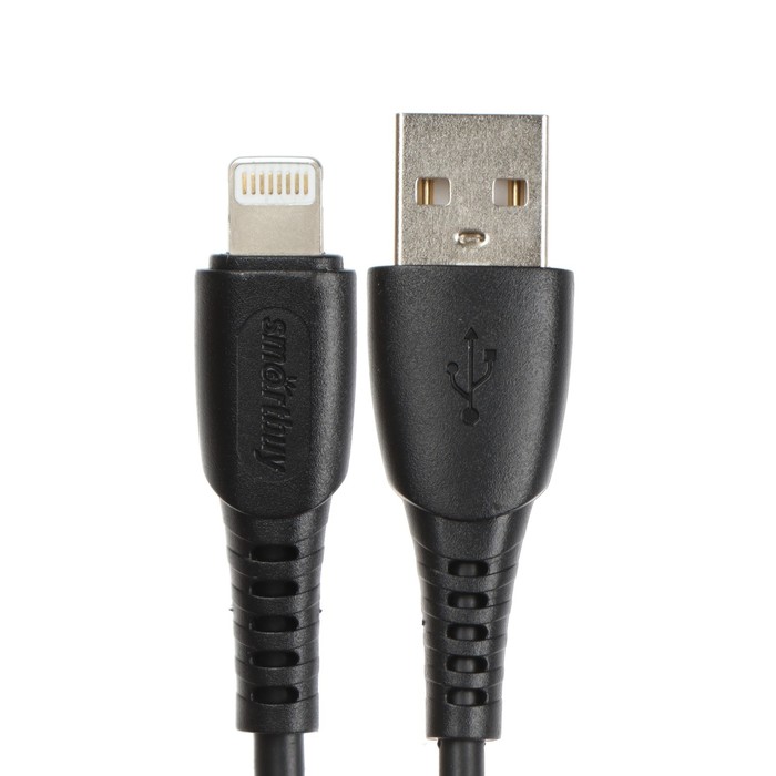 Кабель Smartbuy S40, Lightning - USB, 2.4 А, 1 м, зарядка + передача данных, черный
Кабель Smartbuy S40, Lightning - USB, 2.4 А, 1 м, зарядка + передача данных, черный