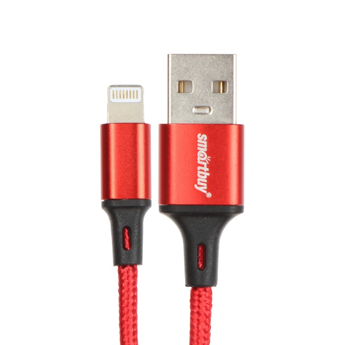 Кабель Smartbuy S14, Lightning - USB, 3 А, 1 м, быстрая зарядка+передача данных, красный
Кабель Smartbuy S14, Lightning - USB, 3 А, 1 м, быстрая зарядка+передача данных, красный