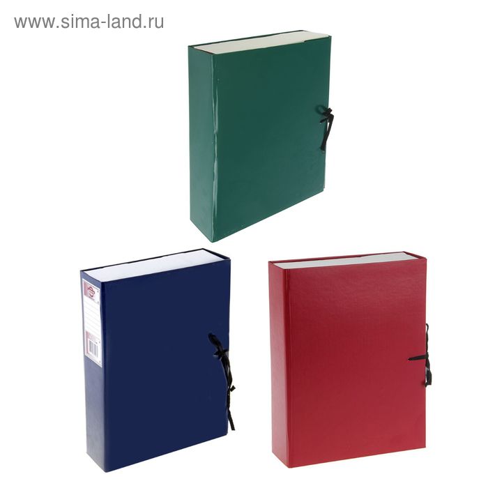 Короб архивный А4 на завязках, 70мм, бумвинил, картонный клапан, МИКС
Короб архивный А4 на завязках, 70мм, бумвинил, картонный клапан, МИКС