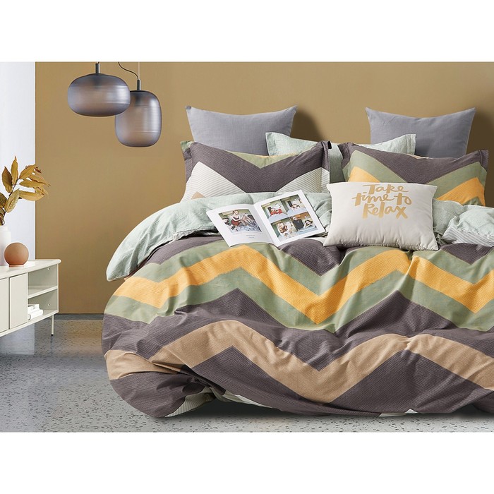 фото Постельное бельё 2 сп satin de luxe, размер 230х240 см, 180х210 см, 70х70 см - 2 шт cleo
