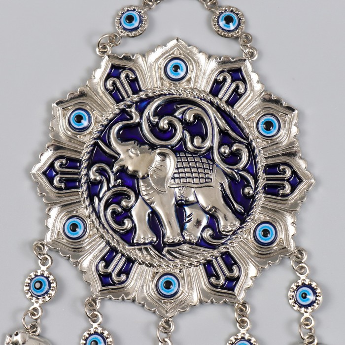 фото Подвеска от сглаза "слон в цветке" + 5 подвески 11х26,2 см