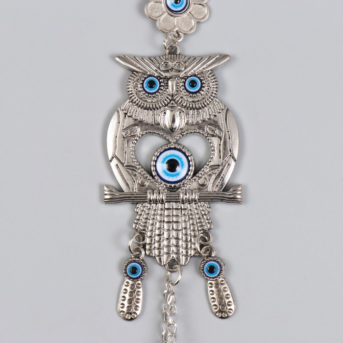 фото Подвеска от сглаза "филин с сердцем" 21 см