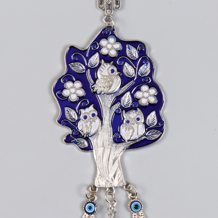 фото Подвеска от сглаза "филины на дереве" 27 см