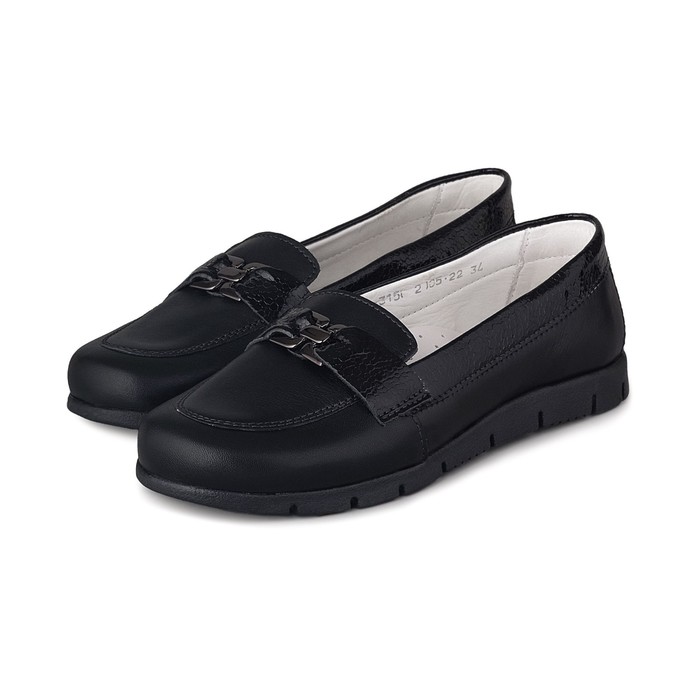 фото Туфли детские, размер 36, цвет чёрный bottilini