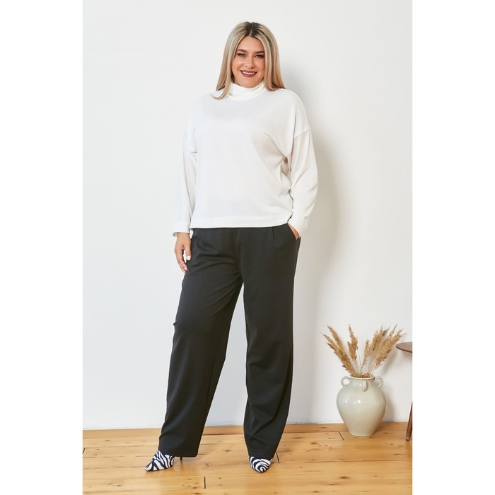 фото Водолазка женская, размер 54, цвет белый luxury plus