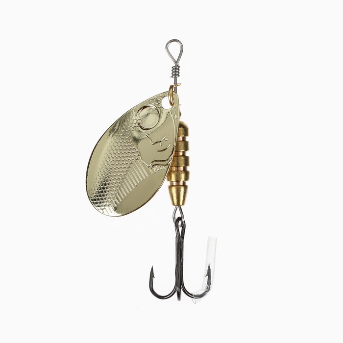 фото Блесна вращающаяся namazu balna-zzar, 6 г, цвет латунь