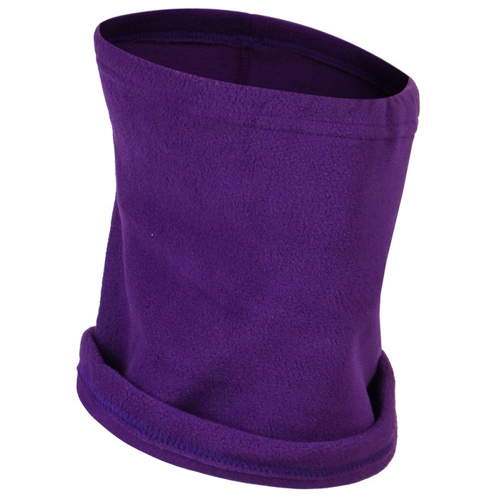 фото Повязка-труба 2 в 1 onlytop, шарф/шапка, флис, цвет фиолетовый