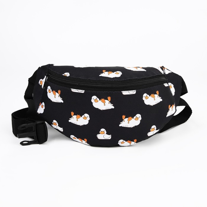 фото Поясная сумка на молнии, цвет чёрный nazamok kids