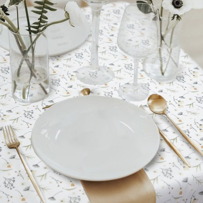 фото Скатерть «полевые цветы», размер 145x250 см witerra