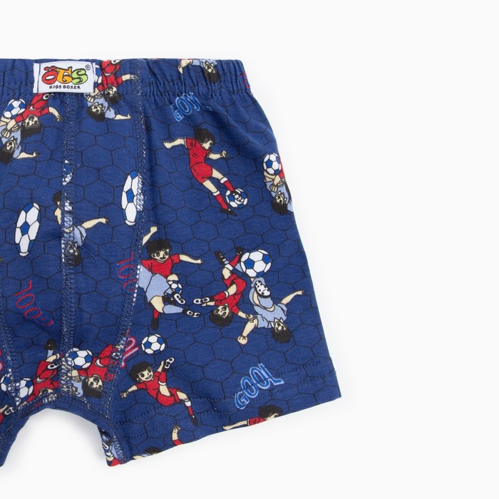 Трусы-боксеры для мальчика, цвет синий, рост 98-104см
Трусы-боксеры для мальчика, цвет синий, рост 98-104см