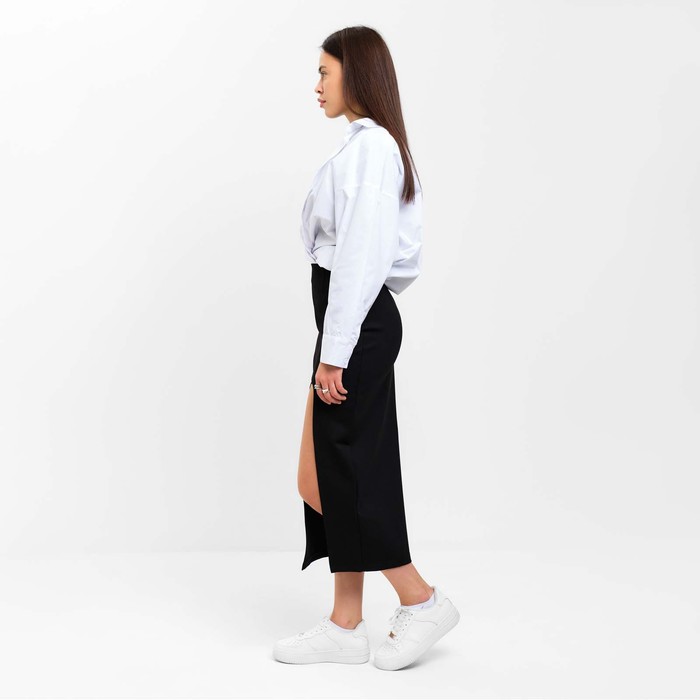 фото Юбка женская mist р. 42, черный