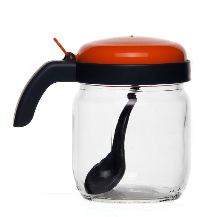 фото Ёмкость для соуса с ложкой solmazer, 425 мл