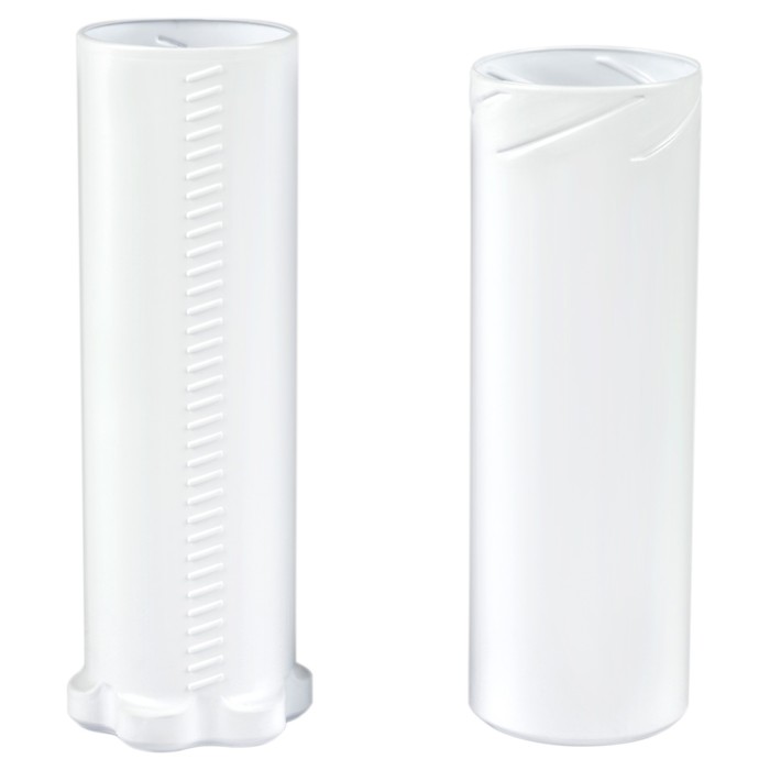 фото Пенал-тубус (65 х 210 мм) стамм, пластиковый, белый